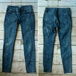 Cabi Splatter Acid Wash Jeans